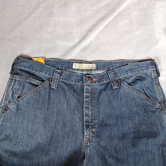 Vintage Lee Carpenter Dungarees Jeans Mens 38x32 Skater Grunge Y2K NEW - Picture 5 of 11